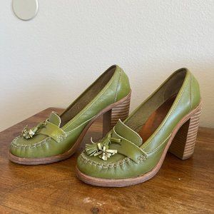 Hasbeens high heel pump, Candy Apple Green, 39